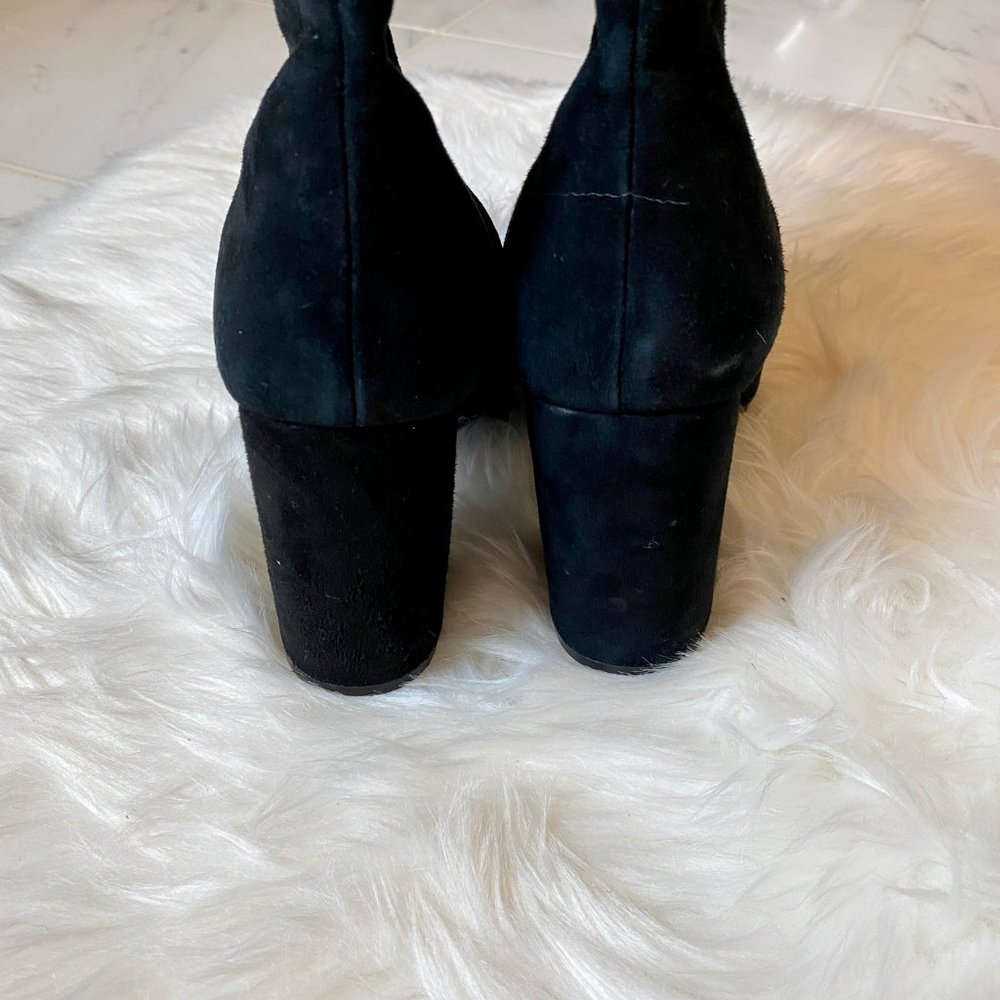 Kenneth Cole carrah suede black knee high boots - Picture 4 of 9